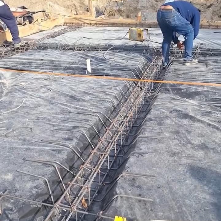 raft foundation
steel fixing 