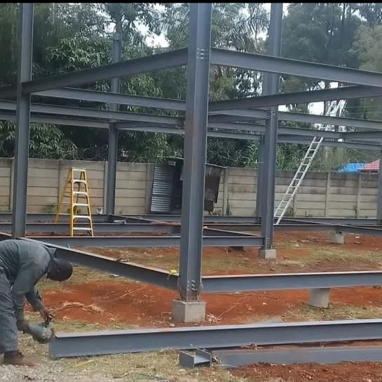 structural steel
iron beams